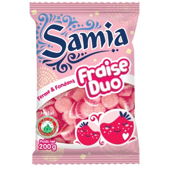 BONBONS SAMIA FRAISE DUO 200g