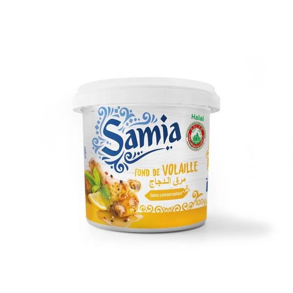 FOND DE VOLAILLE HALAL 100G SAMIA