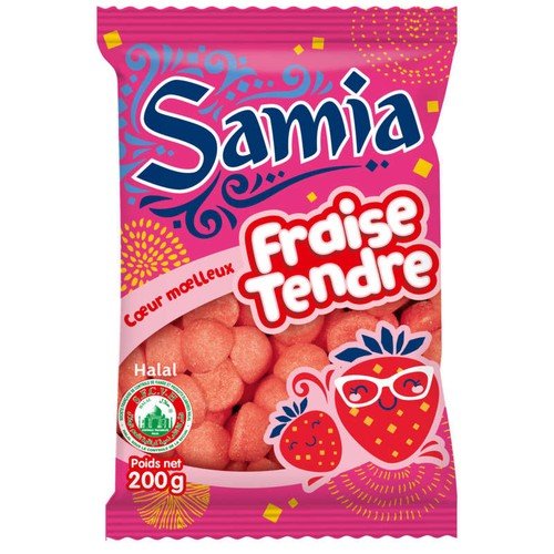 BONBONS SAMIA FRAISE KISS TENDRE 200g
