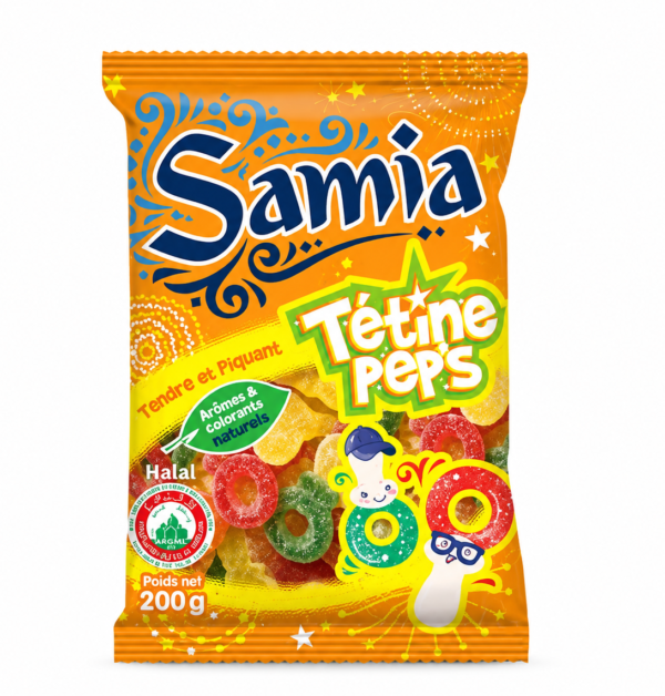 BONBONS SAMIA TETINES PEPS 200g