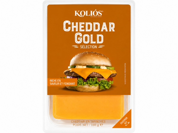 CHEDDAR  GOLD KOLIOS 160G