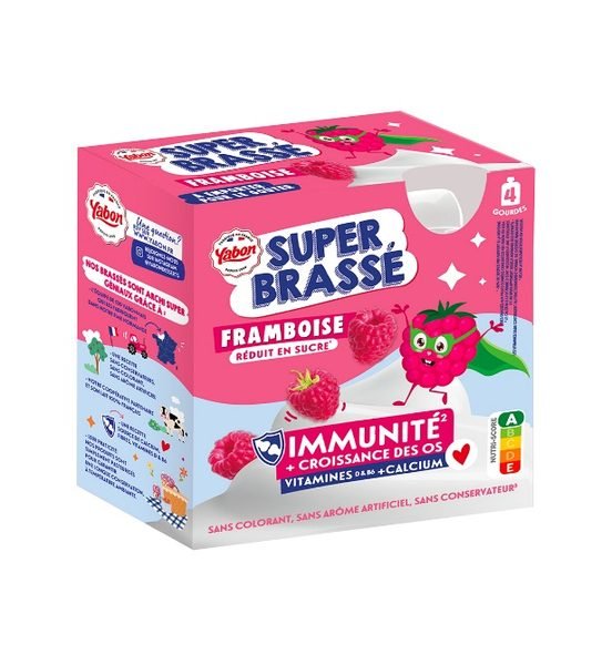 GOURDE SUPER BRASSE FRAMBOISE 80G PAR 4