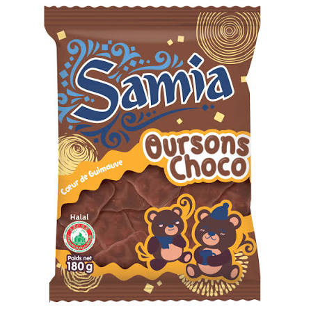 OURSONS  CHOCOLAT HALAL SAMIA 180g