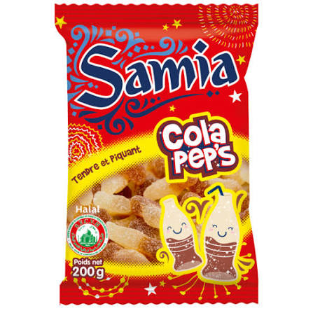 BONBONS SAMIA COLA PEPS 200g