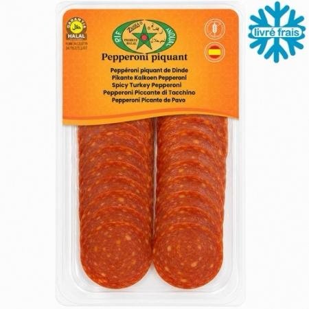 Pepperoni piquant de dinde 100g